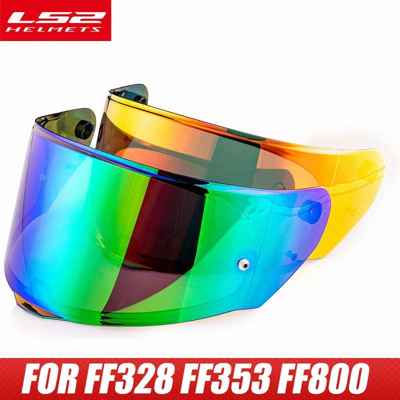 LS2 FF328 поток мотоциклетный шлем козырек прозрачный черный радуга оригинальный