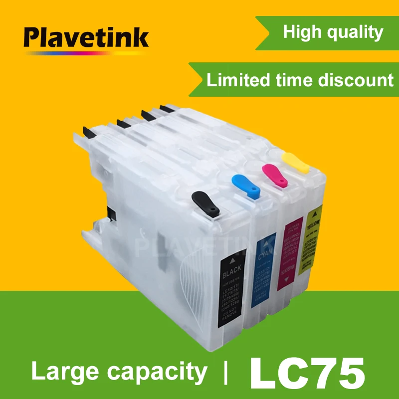 Plavetink перезаправляемый чернильный картридж для принтера Brother LC12 LC40 LC71 LC73 XL MFC J6510DW