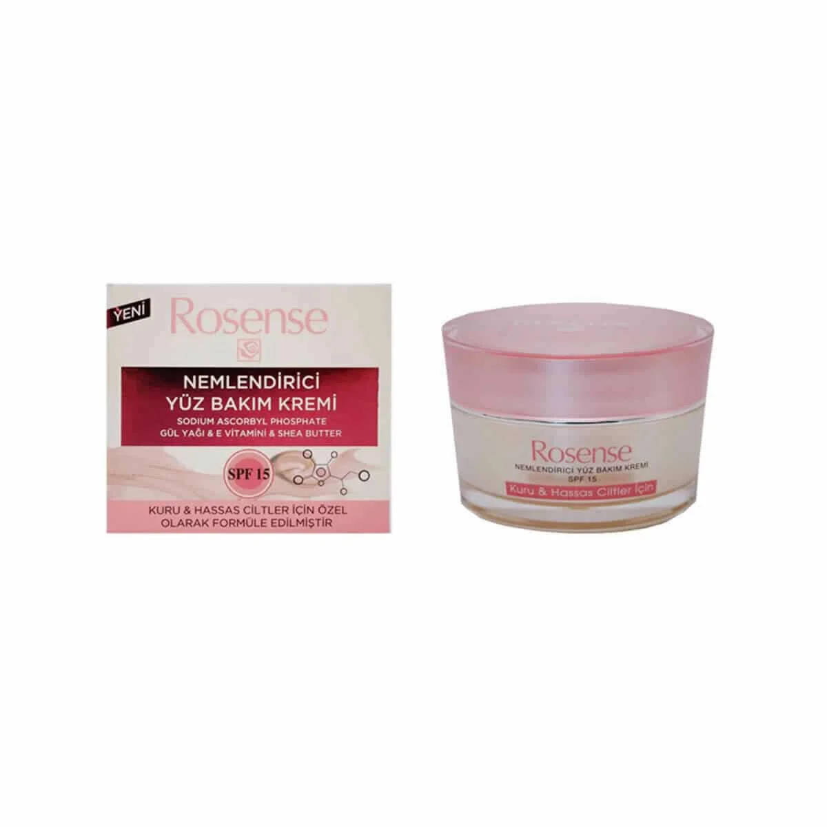 Rosense - Moisturizing Face Care Rose Cream