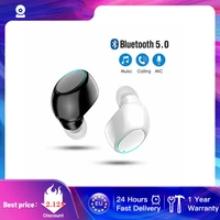 x6 mini bluetooth 5 0 earphone sport gaming headset with mic wireless headphones handsfree stereo earbuds for all phone hot sale
