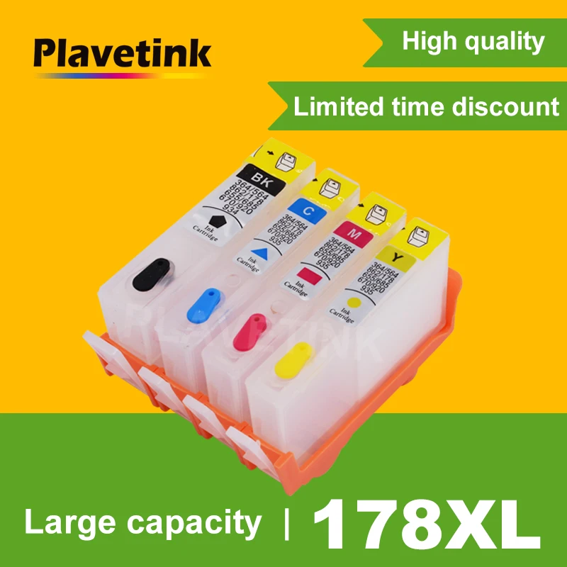Чернильный картридж Plavetink 178 для HP принтера Deskjet 3070A 3520 Photosmart 5510 6510 6520 7510 B109a