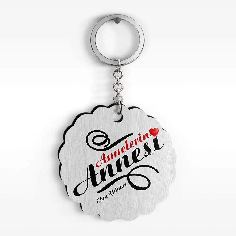 

Персонализированные матери мать древесину конструкции Keychain-1