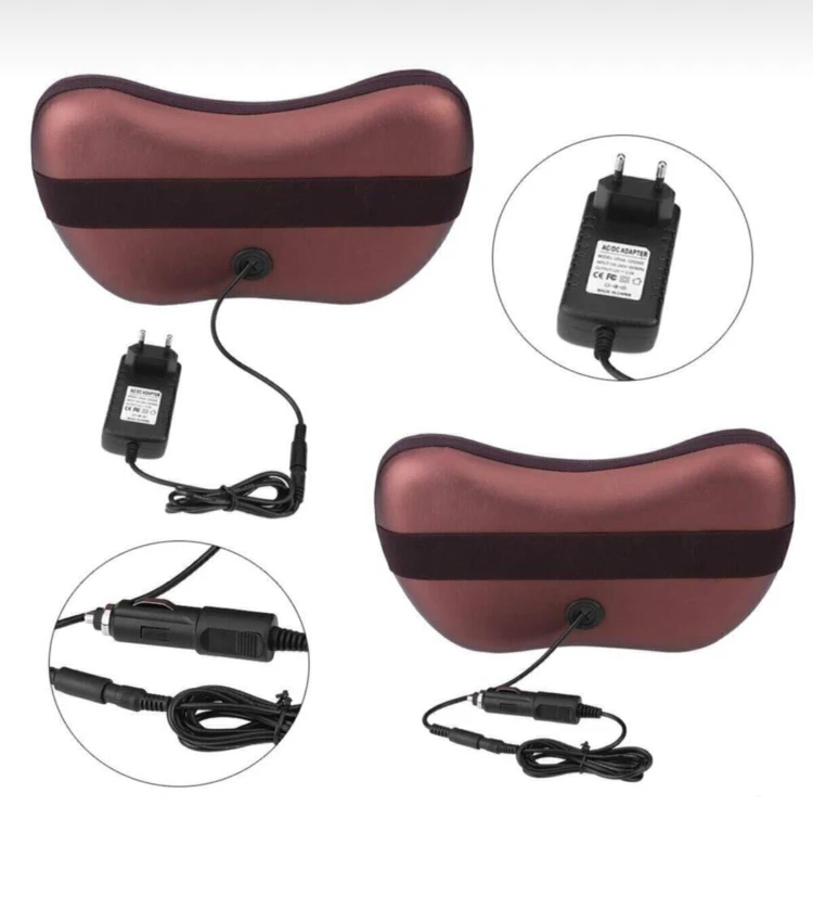 

Relaxation massage cushion electric shoulder back heating kneading infrared therapy pillow neck massage