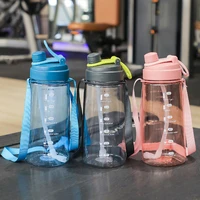 1700ml sports water bottle large capacity plastic shaker leak proof portable outdoor gym training fitness running drink cups