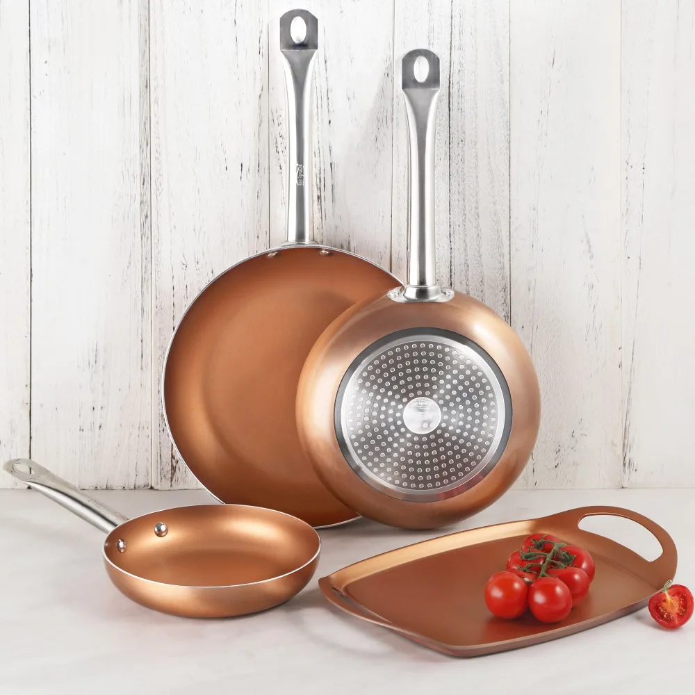 Сан Игнасио медь плюс: 20 24 и 30 см антипригарная индукционные сковороды. Различные