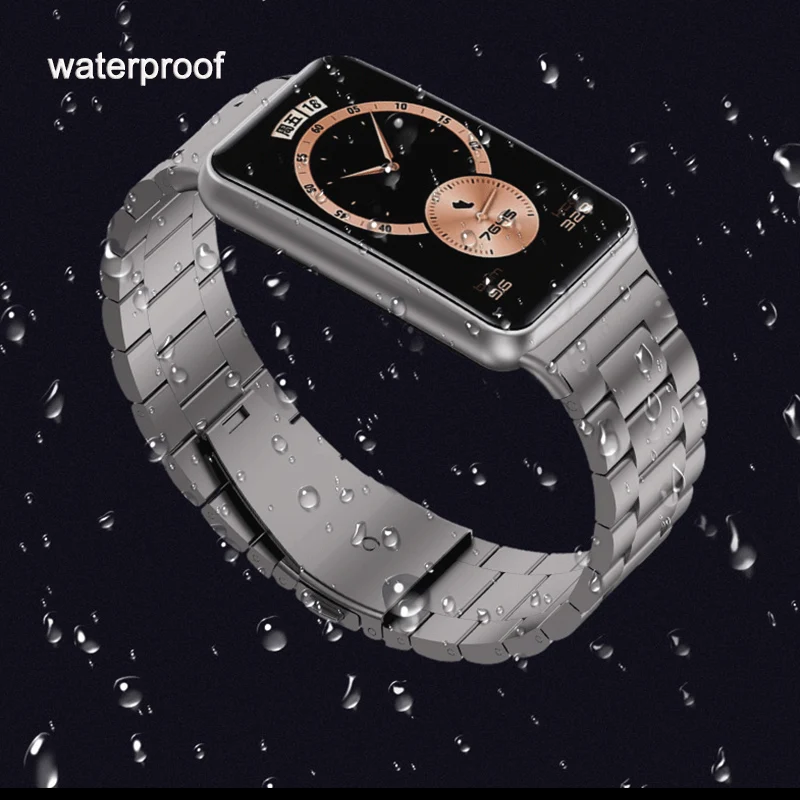 Titanium strap For Huawei Watch FIT Strap Smartwatch Accessories Replacement Wrist bracelet correa huawei watch fit Fine Strap