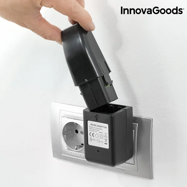 InnovaGoods прямоугольный электрический веник 7 2 V 700 мА/ч черного и серого