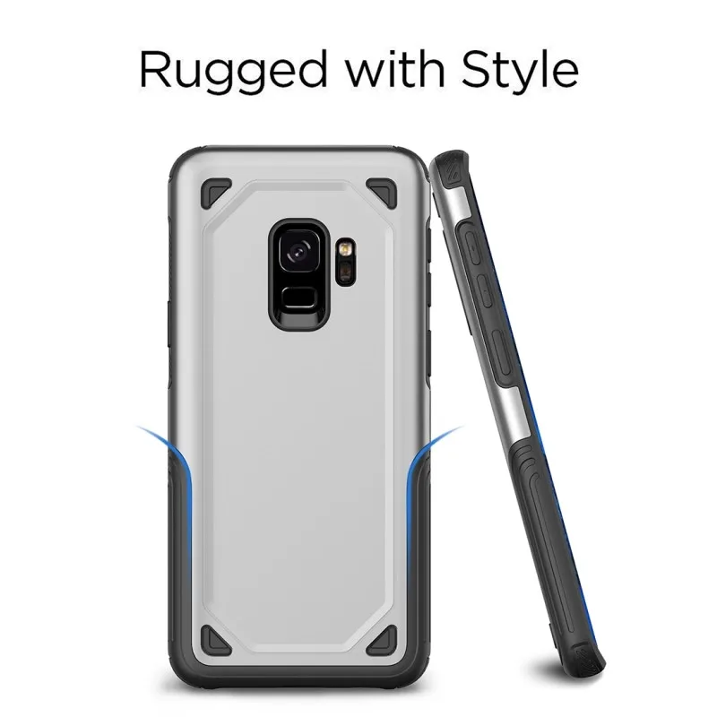 Shockproof protective case cover with rugged armor for Galaxy J4 2018 version EU Army green|Бамперы| |