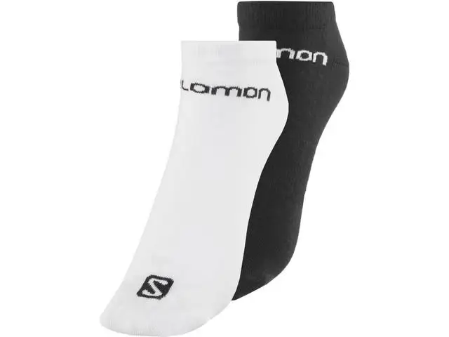 носки SALOMON FESTIVAL 2-PACK 402776 р-р 36-38(S) 2 пары черн. бел. низк.