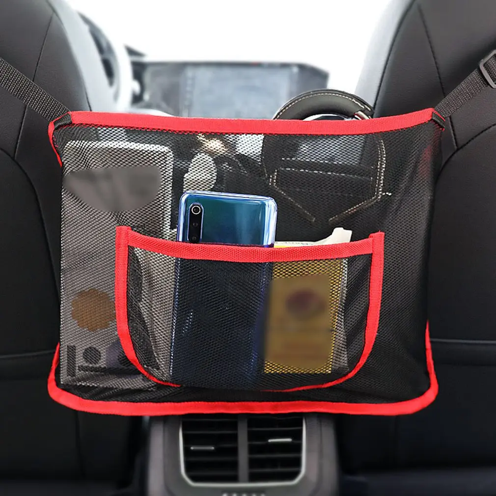 

Interior Cargo Net Bag Car Trunk Storage Pouch Sundries Storage Pocket Organizer Exquisite Seat Back Folding Convenience