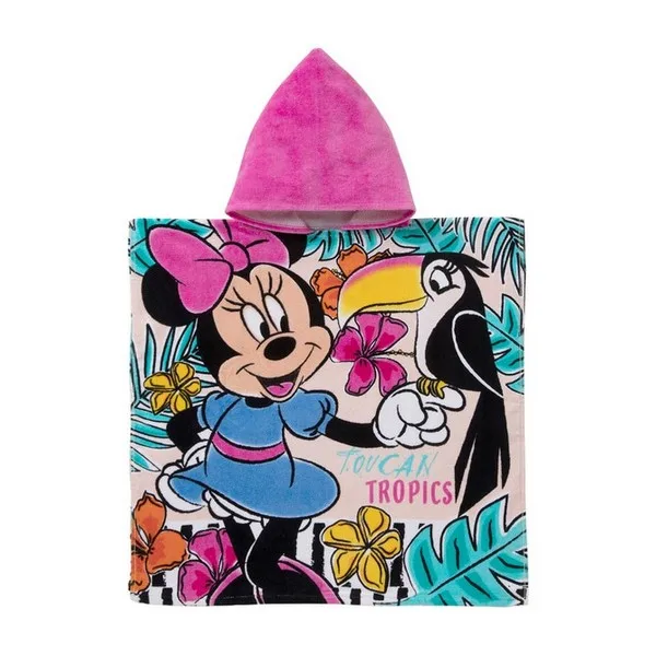 Пончо полотенце с капюшоном Disney Minnie Mouse (60x120 см)|Полотенца для плавания| |