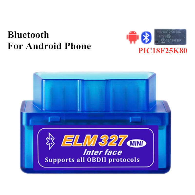 OBD2 сканер ELM327 V1.5 Bluetooth/WIFI для Android/IOS автомобильный диагностический инструмент