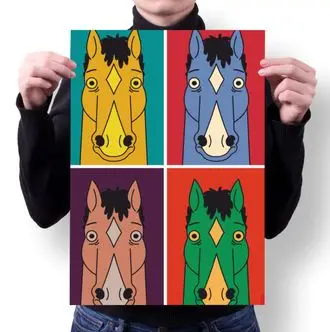 Плакат Конь БоДжек BoJack Horseman №11 А3 | Дом и сад