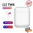 Оригинальные TWS i12S беспроводные наушники Bluetooth 5,0 наушники Bluetooth наушники с зарядным чехлом для iphone и android гарнитуры