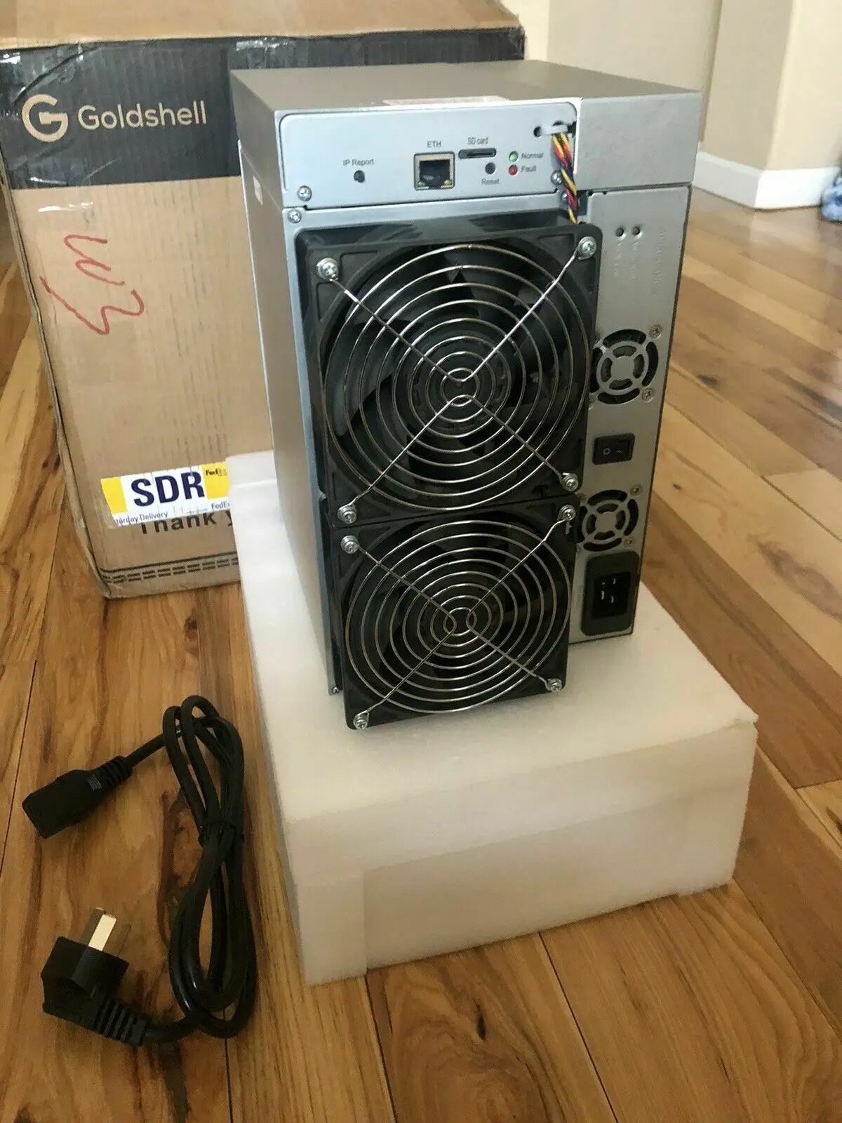 

SH Brand New 3 x Goldshell KD5 18Th/s - Kadena Algorithm Crypto Miner