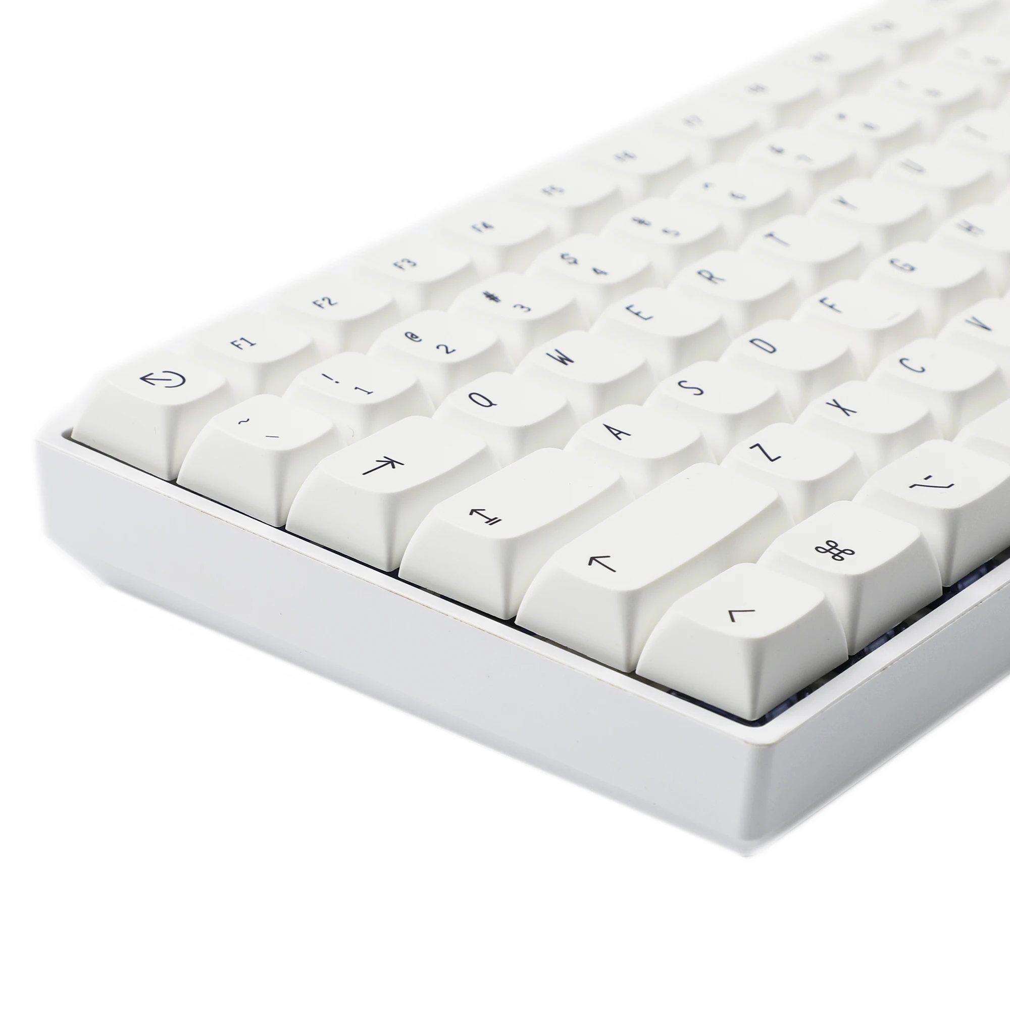 YMDK 137 Mac колпачки клавиш XDA профиль нормкор стиль краситель Sub PBT белый для 104 TKL 60% 96