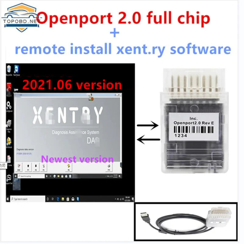 Инструмент Tactrix для настройки чипа 2021 ECU с открытым портом USB 2 0 Flash OBD2 OBDII