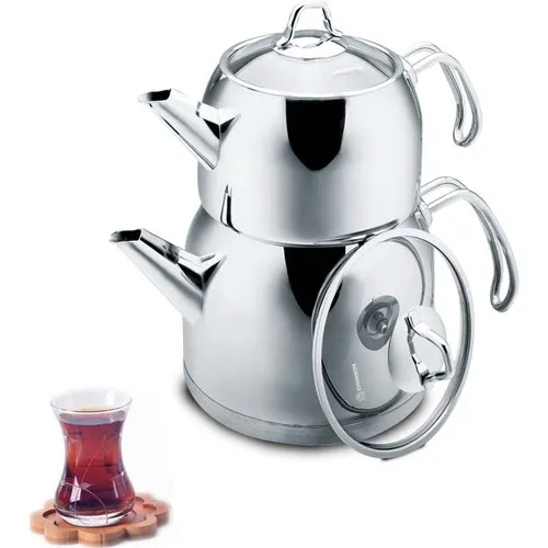 

Korkmaz Provita Maxi teapot set | turkish tea | WATER HEATER | teapot | hot tea - Fast Shipping