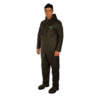 pvc suit set field overalls raincoat overcoat slicker poncho waterproof field heavy duty workwear highly durable