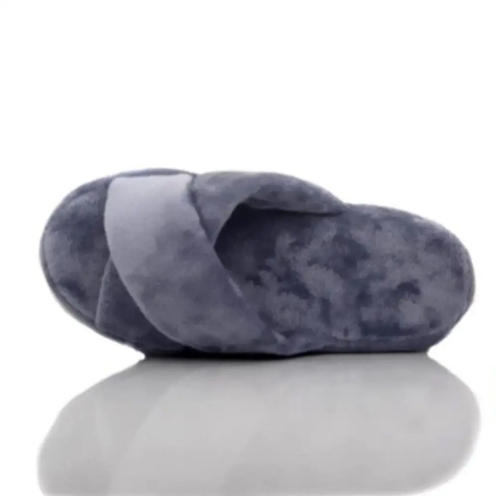 

Gray lady slippers comfortable home summer winter fashion plush cute pleasant home warm bathroom comfortable fashion new style