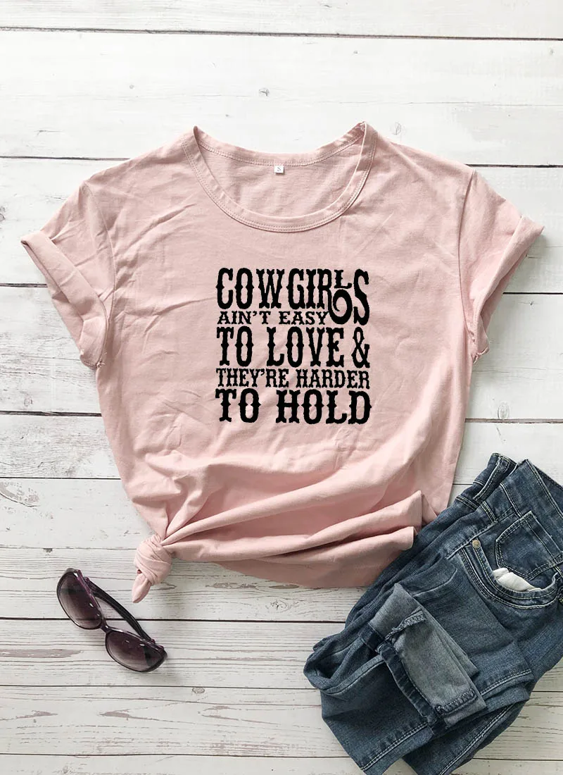 Cowgirls не просто любить их труднее держать напечатанные Новое поступление Женская