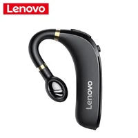 lenovo hx106 bluetooth earphone ear hook wireless bt5 0 earbuds 40 hours endurance for driving headset with microphone