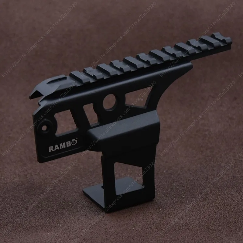 Алюминиевое 20 мм Верхнее Крепление Weaver Rail Scope Side Mount для Airsoft AK47 M6914|base|base rail |