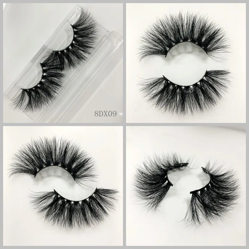 

IN USA 100pairs Mink Lashes 3D Mink Eyelashes 100% Cruelty free Lashes Handmade Reusable Natural Eyelashes Popular False Lashes