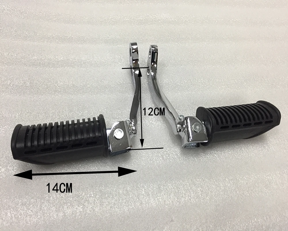 E0055 1 пара передних ножек мотоцикла для Honda HJ125 8 / GN125 H F передние педали Аксессуары