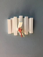 minimal key wall peg hanger quirky wall key holder wall key rack family name key hanger key holders housewarming giftperso