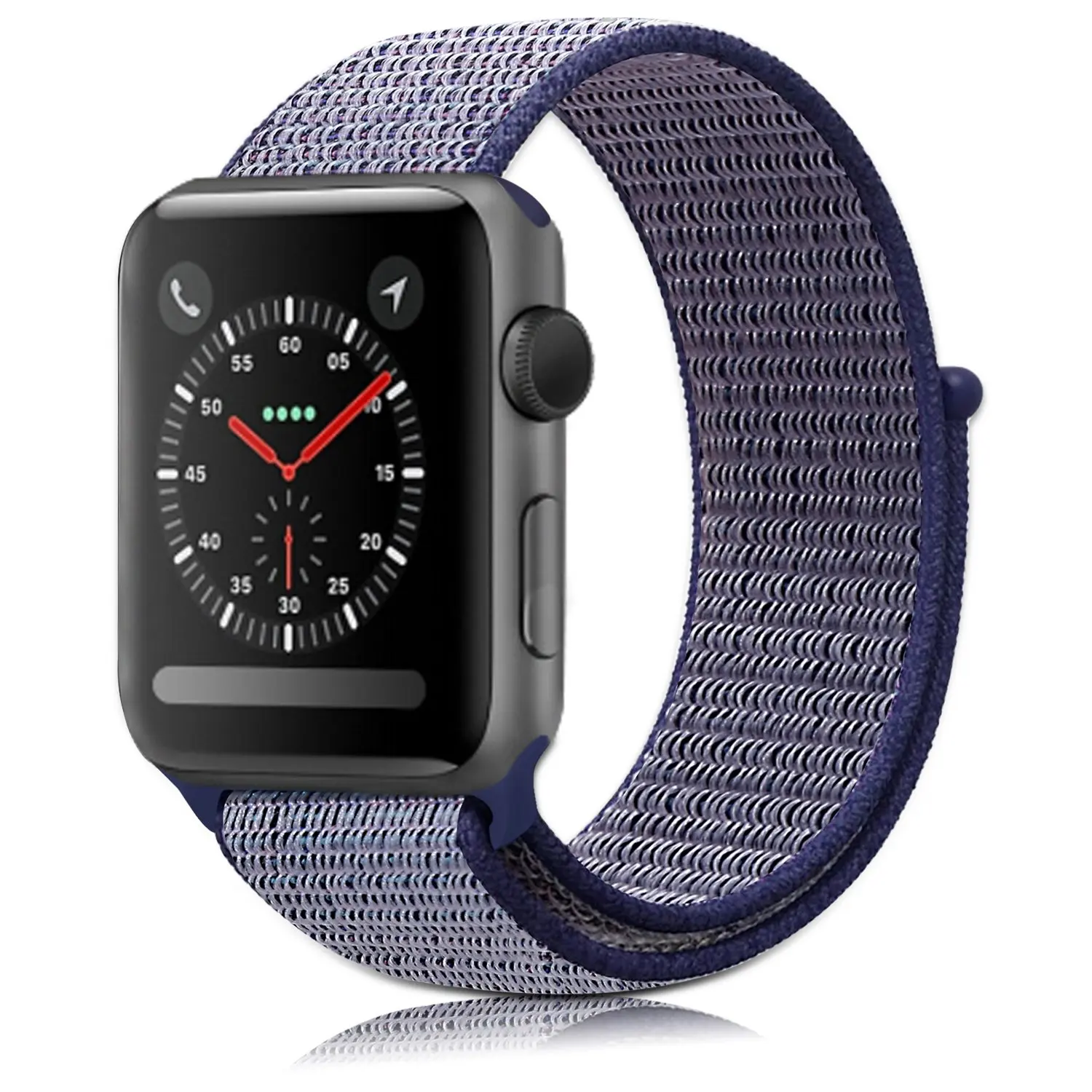 Ремешок для Apple watch 38mm Nylon Loop сиреневый|Ремешки часов| |