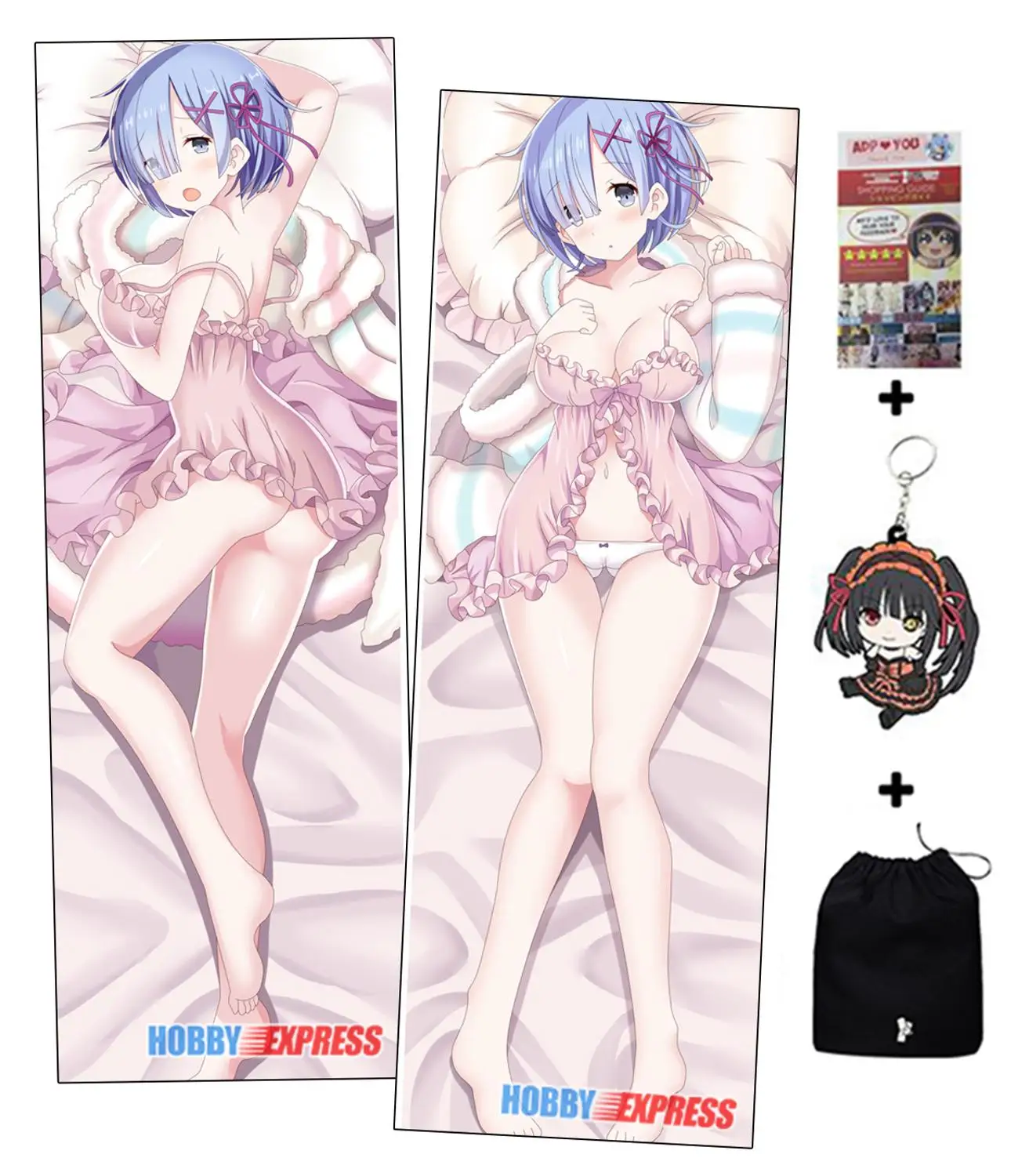 Наволочка для обнимания на тело с японским отаку уайфу хобби Экспресс Рем