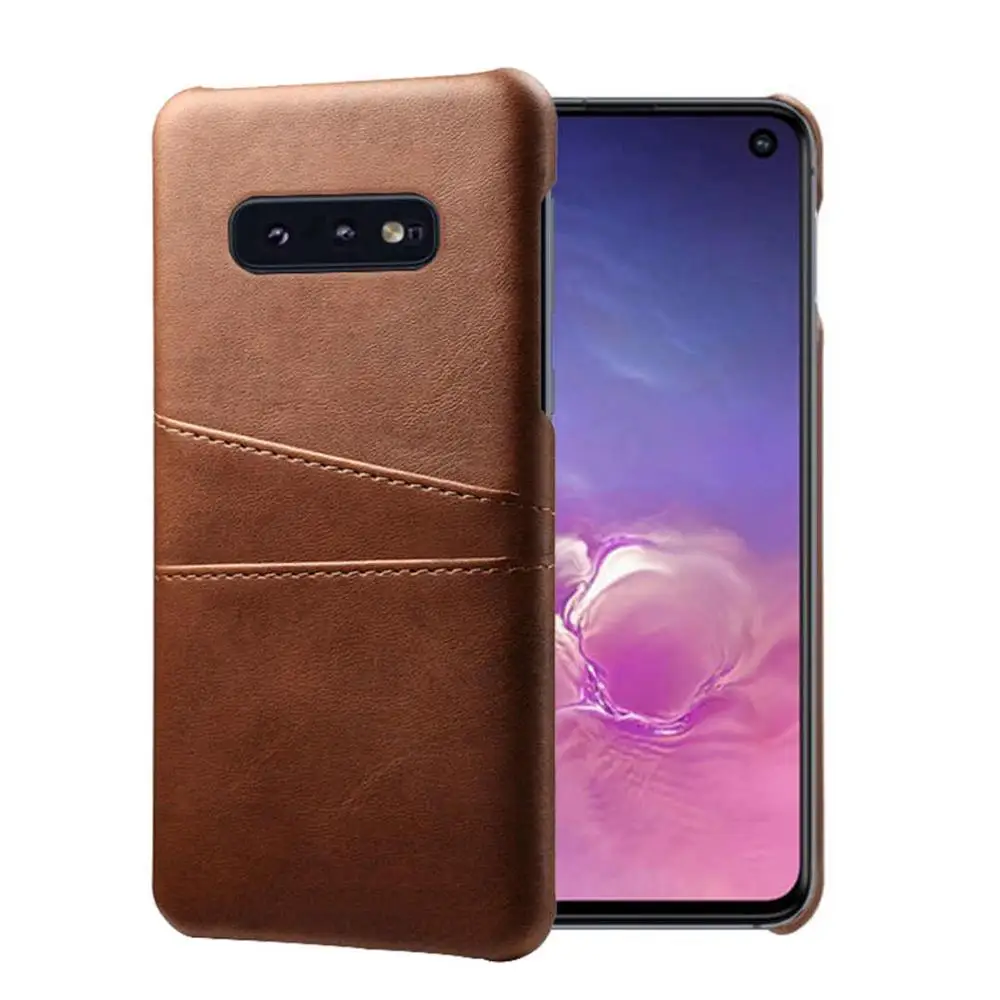 Luxury Leather Card Holder Phone Case For Samsung Galaxy S10 S10E Plus S9 S8 S7 Edge Note10 10 Pro Note9 8 Back Cover |