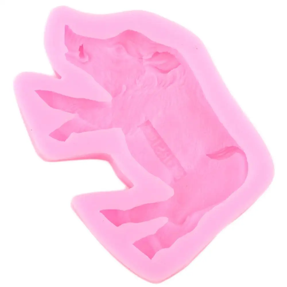Силиконовая форма дикий кабан для мастики детские инструменты украшения тортов