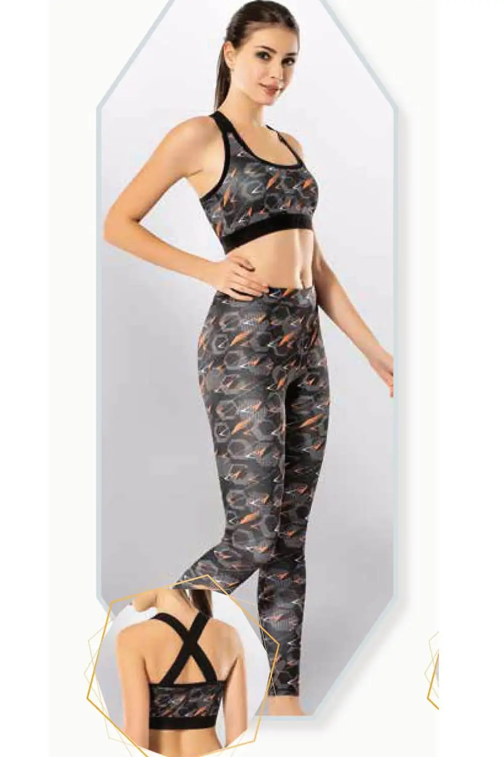 

Women 4504 Sports Padded Fabric Tights Suit Daily Wearable Comfortable Soft and Flexible Cool Fireproof Can be Used Everyday