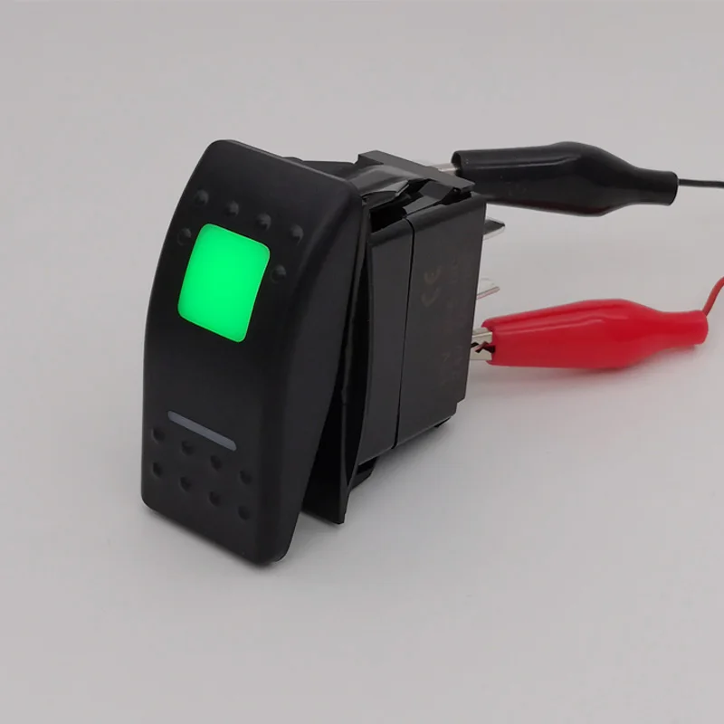 Зеленый светильник красный свет с фиксацией 3 положения 12 в 24 В 7-контактный