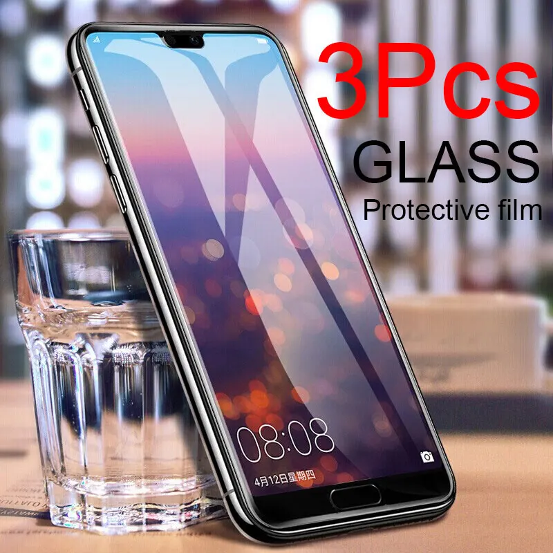 3 шт. 9H закаленное стекло для Huawei P20 P30 Lite Mate 20 Защитная пленка экрана P9 Pro P smart 2019 |