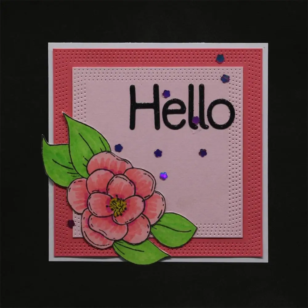 5 шт. квадратные рамки металлические штампы режущие для детской рукоделия 2020