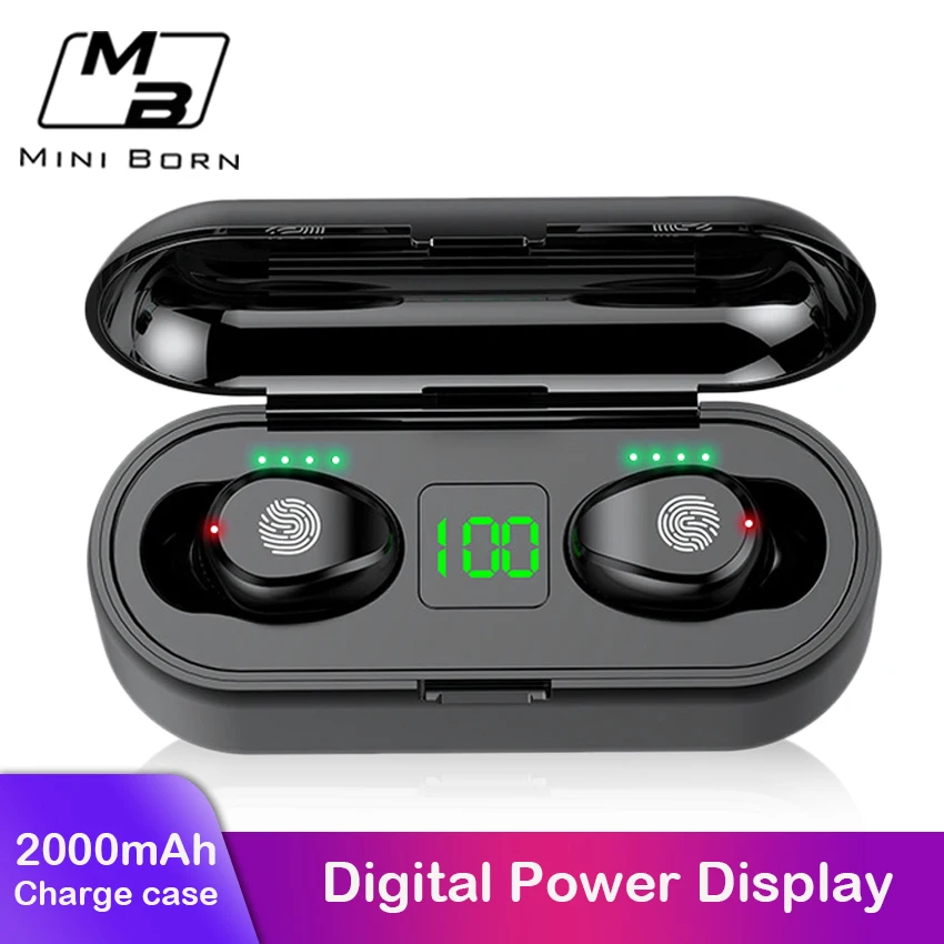 Мини Born мин размер Беспроводной наушники-вкладыши TWS Bluetooth V5.0 гарнитура
