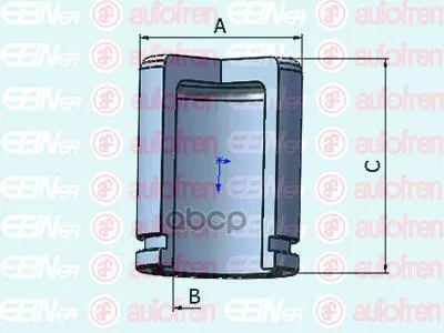 Ремком.Суппорта (Поршень) Audi A6 4g2 C7 4gc S6 Seinsa Autofren арт. D025434 |