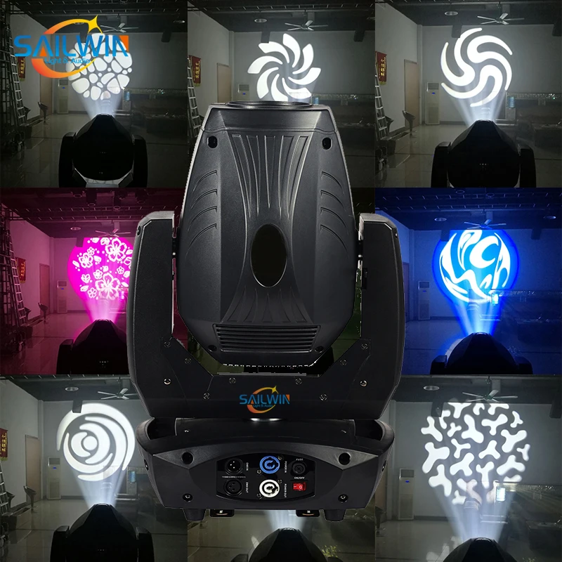High Quality 200W BSW 3in1 LED Beam Spot Wash Moving Head Light ZOOM18 Channels DMX DJ Disco Stage Lights | Освещение