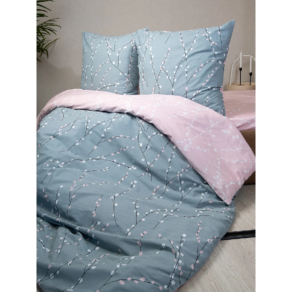 Комплект постельного белья Поплин 100% Хлопок Двуспальный Евро Nature &amp Cotton Арт.1