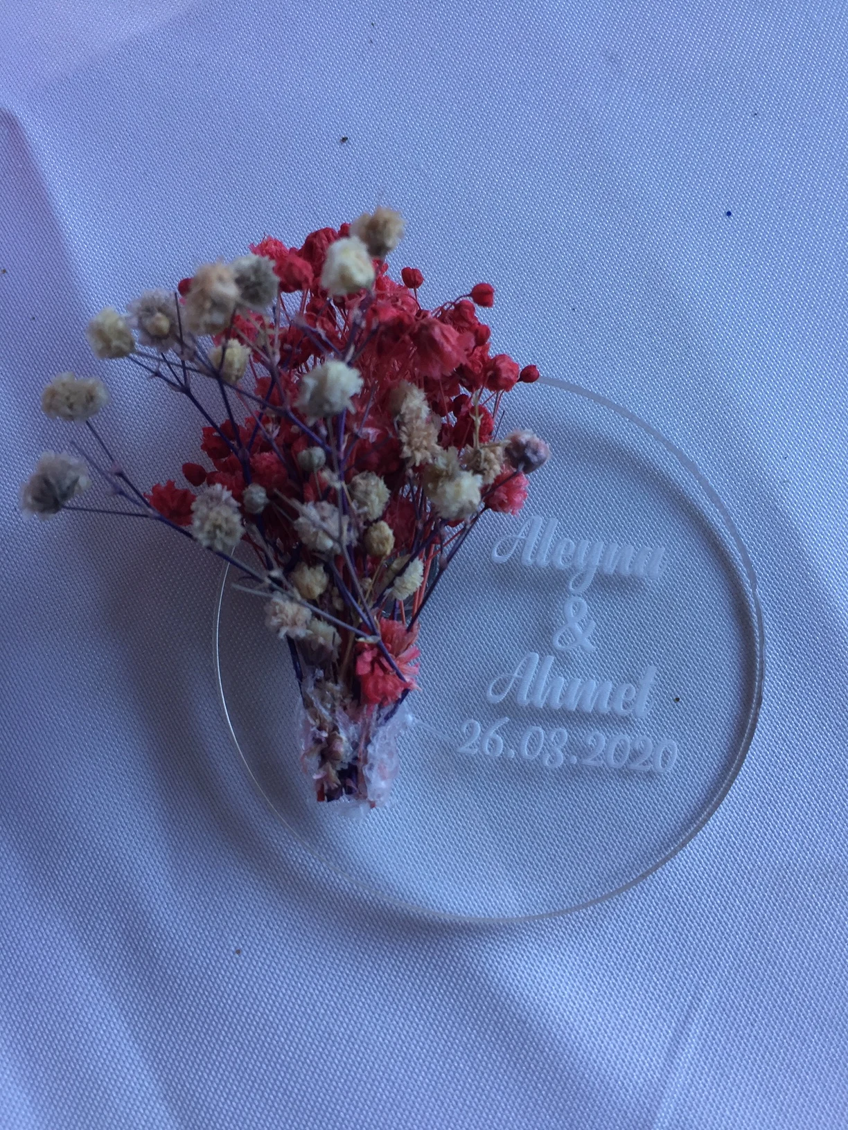 

25 adet isme özel söz nişan pleksi düğün seremoni magnet topper kuru bitki dekoratif mıknatıslı dağıtmalık hediyelikler