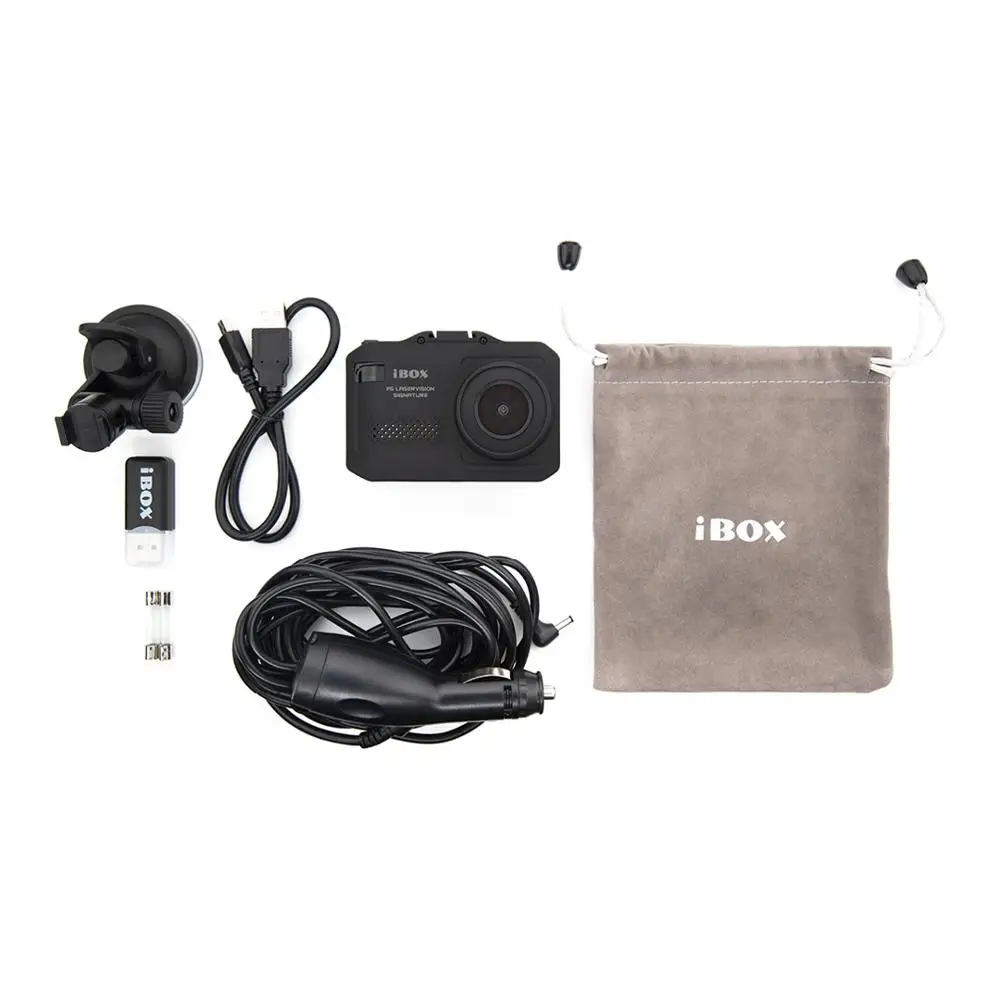 Видеорегистратор с сигнатурным радар детектором iBOX F5 LaserVision