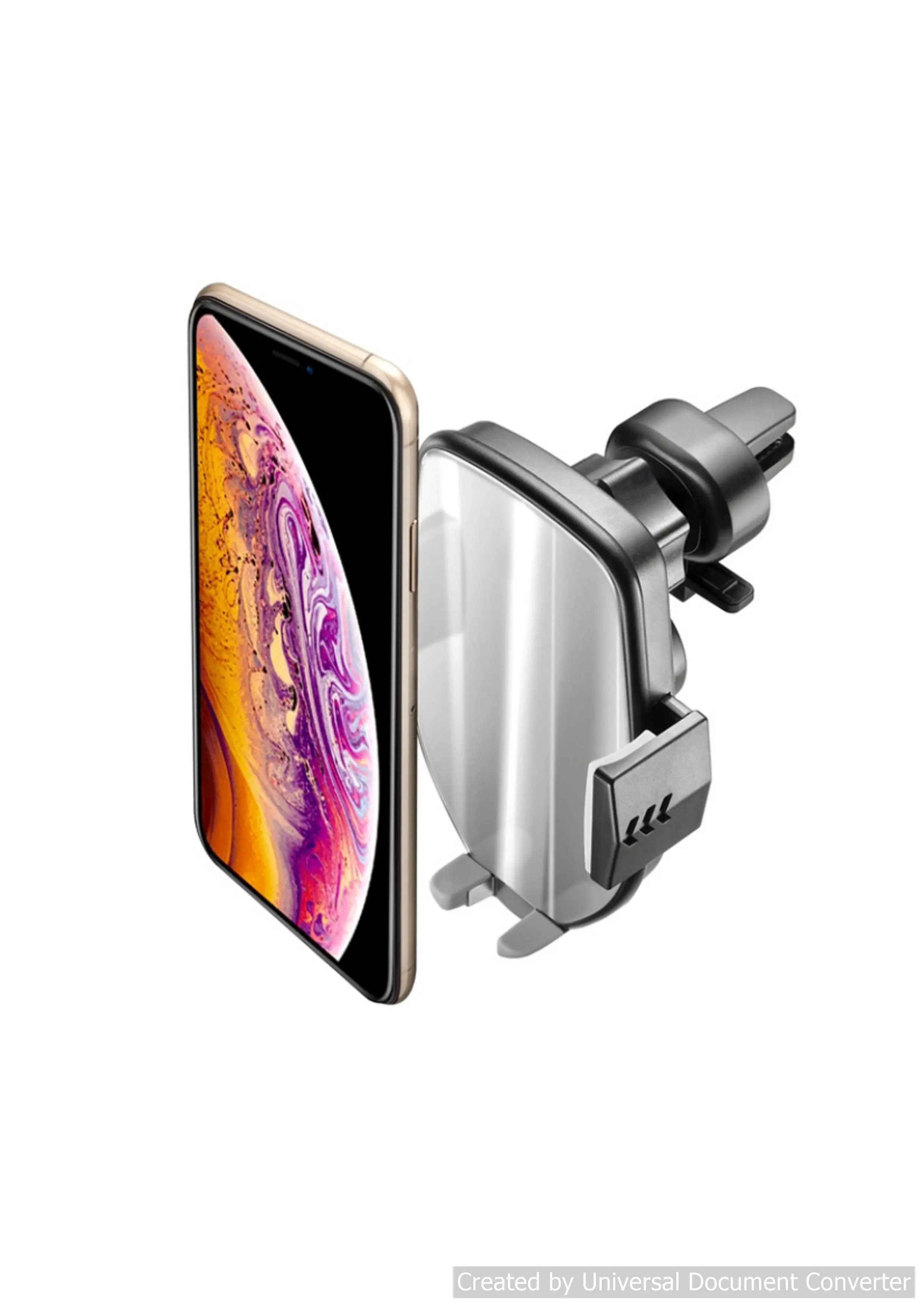 АВТОМОБИЛЬНАЯ БЕСПРОВОДНАЯ SMART ЗАРЯДКА ДЛЯ СМАРТФОНА EGO-1 SILVER | Электроника