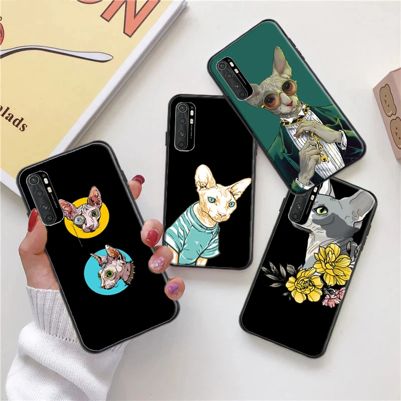 

Cute Cat Animal Pattern gorgeous Phone Case For Xiaomi Mi Note 10 Pro 10 11 Lite Pro Ultra 10S CC9 Pro CC9e Funda Coque Carcasa