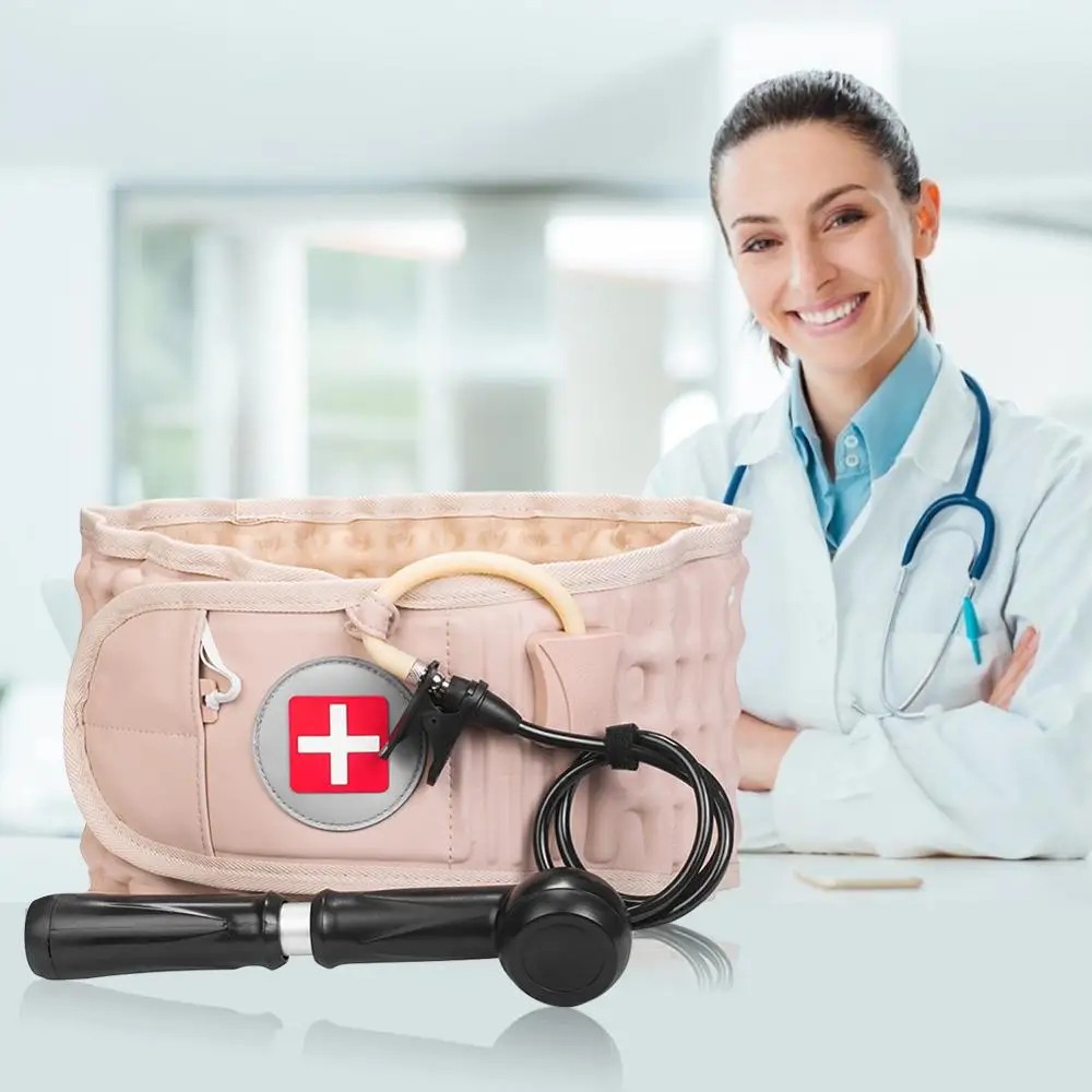 Поясничный ремень для декомпрессии спины поясничный с воздушной тягой пояс