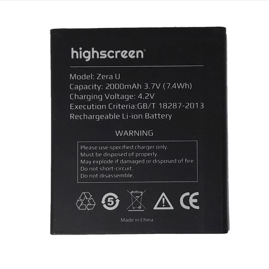 Highscreen Zera F Аккумулятор Купить