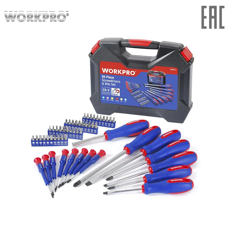 Набор инструментов отверток WORKPRO W009013A Ручной инструмент комплект|Отвертка| |