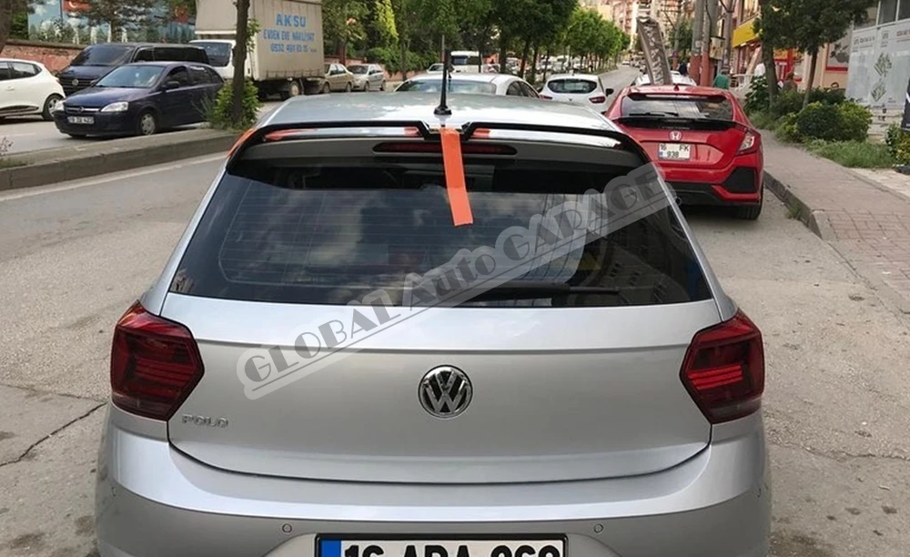 Спойлер Oettinger RS для Volkswagen Polo Mk6 2018 2019 2020 2021 автомобильная антенна крыши на багажник